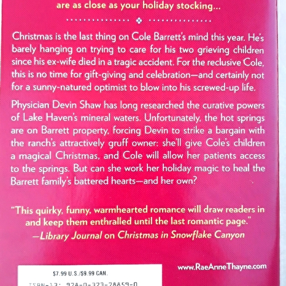 Evergreen Springs, a paperback book written by RaeAnne Thayne 2015 - Picture 2 of 5